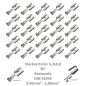 Preview: 25 Steckverteiler Abzweiger Flachsteckhülse Flachstecker 6,3x0,8  0,5² DIN 46345