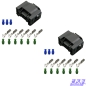 Preview: 2x Reparaturset Stecker 6-polig Höhensensor Höhenstandssensor Niveauregulierung Niveausensor