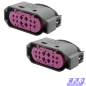 Preview: 2x Stecker 1J0941165 Umrüstung Halogen Xenon Scheinwerfer komp.  VW Golf 5 Touran