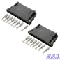 Preview: 2x Stecker Set 7-pol wie A2115450328 Rückleuchte kompatibel zu Mercedes C-Klasse W203 W204 W211