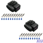 Preview: 2x Stecker passt zu VW 1J0973735 Reparatursatz 10-pol. 0,50-1,00² Scheinwerfer