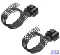 Preview: 2x Stecker passt zu VW 8D0973734 Reparatursatz 8-pol. Kabelsatz Hauptscheinwerfer