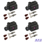 Preview: 4x Stecker 1J0973722 Reparatursatz 2-pol. Buchse 1,0²-2,5² passend VW 1J0 973 722