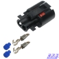 Preview: Reparatursatz 2-polig Stecker wie VW AUDI 357973202 / 6N0927997A Steckverbinder