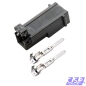 Preview: Reparaturset 2-polig 0,5mm²-1,25mm² Stecker Serie TE, AMP 070 Multilock 174460-2