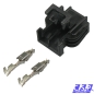 Preview: Reparaturset 2-polig Stecker wie VW AUDI 893971632   893971992 Stift Buchse