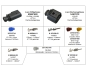 Preview: Sortiment / Set passt zu VW Steckverbinder Stecker JPT 2,8 Serie 2-polig