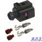 Preview: Stecker 1J0973722 Reparatursatz 2-pol. Buchse 1,0²-2,5² passend VW 1J0 973 722