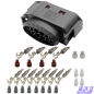 Preview: Stecker Set 1J0941165 zur Umrüstung Halogen Xenon Scheinwerfer VW Golf 5 Touran