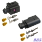 Preview: Stecker Set 1J0973722 + 8D0973822 Reparaturset 2-pol. für 2,50mm² passend zu VW