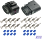 Preview: Stecker Set passt zu VW 8D0973734   8D0973834 Reparaturset 8-pol. 0,50²-1,00²