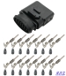 Preview: Stecker VW 6X0973717   6X0973817 Reparaturset 14-pol. Steckverbinder Stift / Buchse