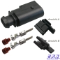 Preview: Stecker passend zu 8D0973822 VW Reparatursatz 2-pol. Stift 1,00²-2,50² mit Halter 8P0919136