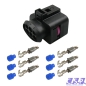 Preview: Stecker passend zu VW 1J0973733 Reparatursatz 6-pol. Buchse 0,50²-1,00² 1J0 973 733