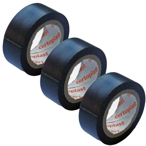 3x Isolierband schwarz 4,5m x 15mm Klebeband Tape PVC VDE Elektrik Industrie KFZ