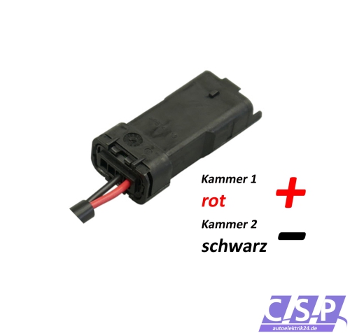 4-pol. Ducati DDA Stecker (DT3V) für Umbau Batterieladegerät