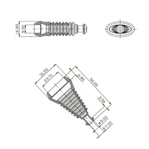 4x Stecker passend zu VW 1J0973724 Reparatursatz 4-pol. 1,00²-2,50² Tülle Zündspule