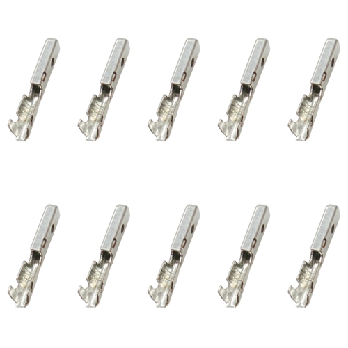 JWPF Sortiment mit 2-pol. bis 4-pol. Steckverbindern (Stift- und Buchsengehäuse) und passenden Crimp Kontakten