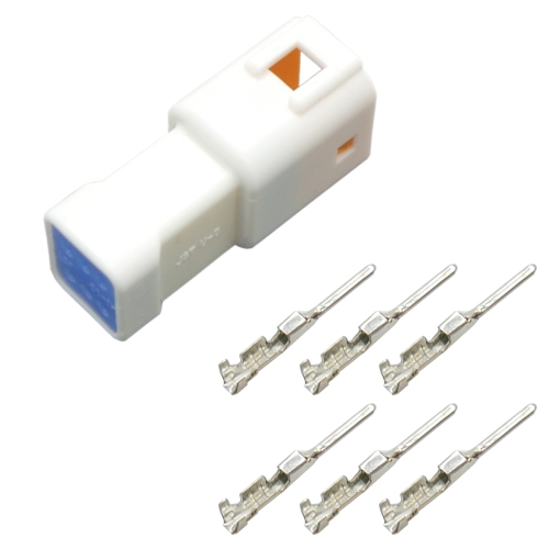 JWPF Stecker Stift 6-polig gedichtet IP67  Steckverbinder JST 06T-JWPF-VSLE-D mit passenden Crimp Kontakten