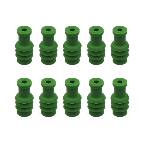 MQS Einzeladerdichtung, Seal, ELA, grün, f. Leitungen Ø 1,40mm - 2,10mm, im 10er Set