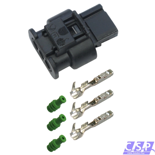 Reparatursatz 3-polig Stecker wie VW 3C0973203 / 3C0 973 203 Steckverbinder PDC