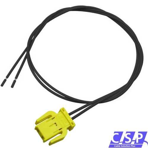 Reparatursatz Kabelsatz 2-polig wie VW 893971632 893 971 632 gelb Buchse