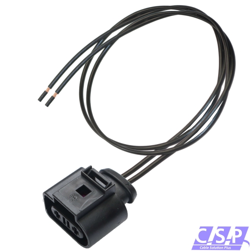 Reparatursatz Kabelsatz Stecker 2-polig zu VW AUDI SEAT 1K0973202 1K0 973 202