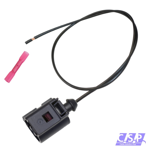 Reparatursatz Kabelsatz Stecker 1-polig wie VW 1J0973701A z. B. Öldruckschalter
