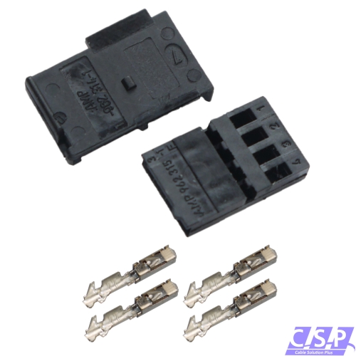 Reparatursatz MQS Stecker 4-polig 0,50²-0,75² passt zu BMW 1387170 / 1 387 170