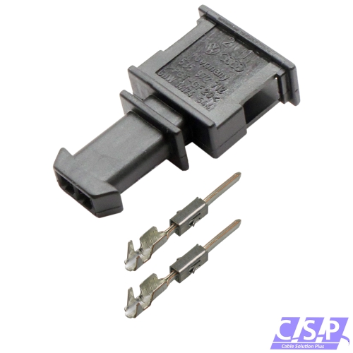 Reparatursatz Umrüstsatz Stecker 2-pol. passt zu VW 535972712 Kennzeichenleuchte