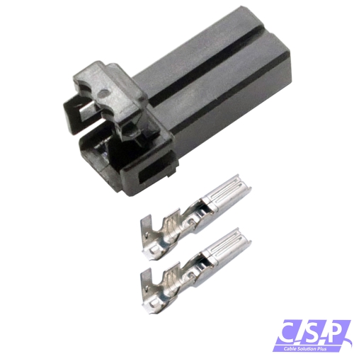 Reparaturset 2-polig 0,5mm²-1,25mm² Stecker Serie TE, AMP 070 Multilock 174463-2