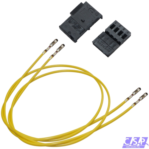 Reparaturset Kabel MQS Stecker 4-polig 0,50mm²passt zu BMW 1387170 / 1 387 170