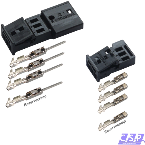 Reparaturset Stecker 3-polig passt zu VW 3D0973332 1C0973119B TE 968700 1718346