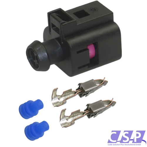 Stecker 1J0973722 Reparatursatz 2-pol. Buchse 0,50²-1,00² passend VW 1J0 973 722