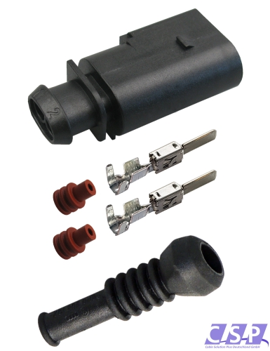 Stecker 8D0973822 Reparatursatz 2-pol. Stift 1,0²-2,5²   Tülle 6N0906102 für VW