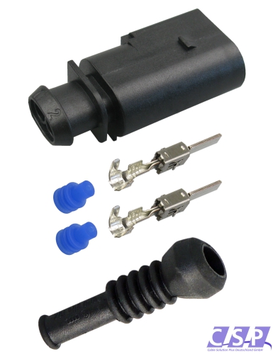 Stecker 8D0973822 Reparatursatz 2-pol. Stift 0,50²-1,00²   Tülle 6N0906102 für VW