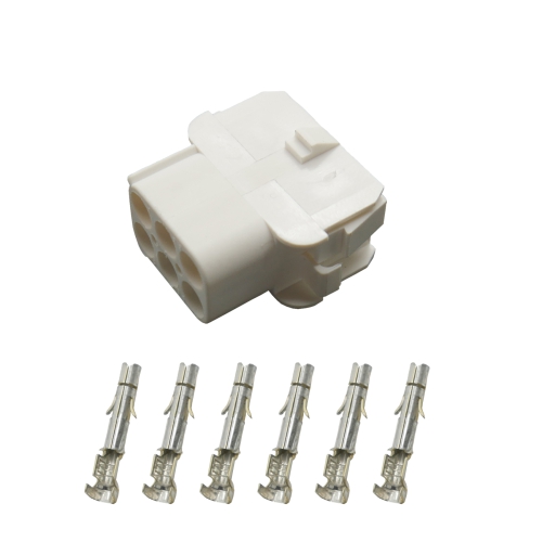 Stecker Buchsengehäuse Universal Mate N Lok 6-polig incl. Kontakten