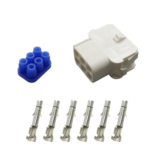 Stecker Buchsengehäuse gedichtet Universal Mate N Lok 6-polig incl. Kontakten