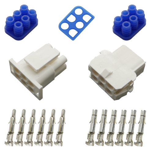 Stecker Set Steckverbinder gedichtet Universal Mate N Lok 6-polig und Kontakte