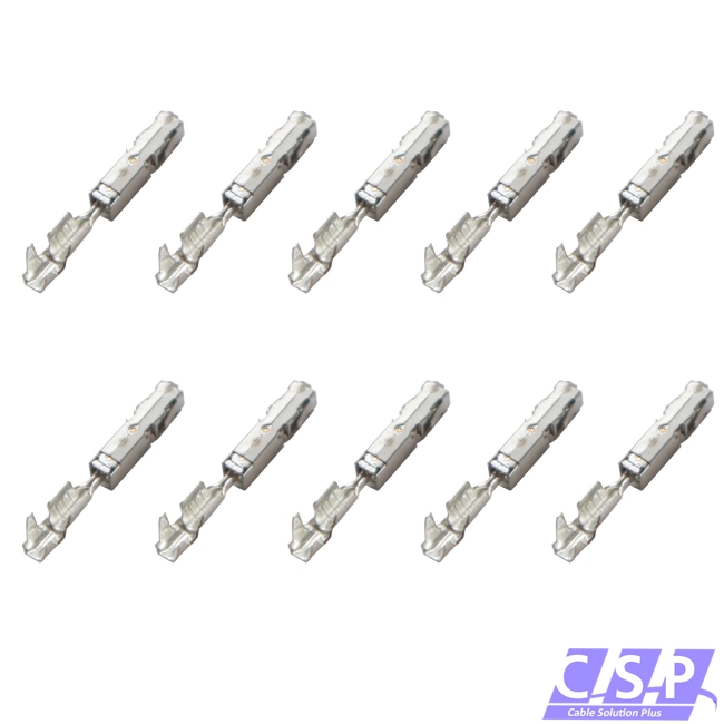 10x MCP 1,5 Kontakt Stecker Crimp Buchse 0,50-1,00mm² 1241374-1 / 105112.01