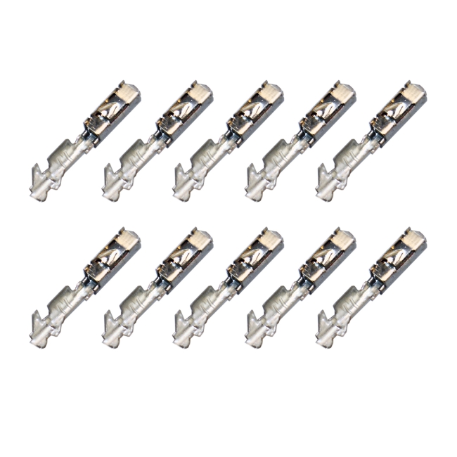 10x MQS Quadlok Buchse Stecker Crimp Kontakt PIN 0,50mm² - 0,75mm² Fakra MOST