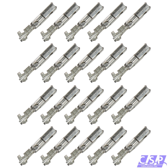 20x Sicma 1.5x0,8 Kontakt Buchse 0,75-1,30mm² 211CC2S4160P Female Terminal Crimp