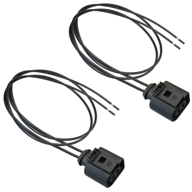 2x Stecker 2-polig für VW AUDI 1J0973722 Reparatursatz 1,00² Kabelsatz 1J0 973 722