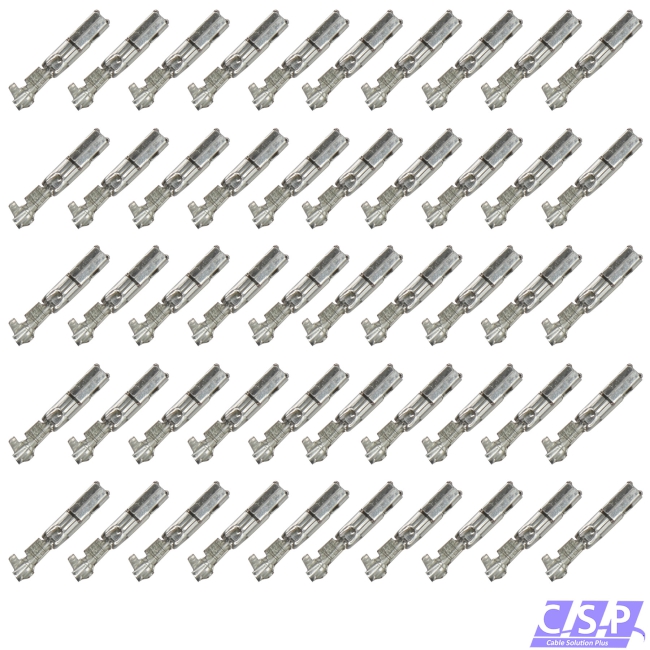 50x Sicma 1.5x0,8 Kontakt Buchse 1,00-2,00mm² 211CC2S2160P Female Terminal Crimp