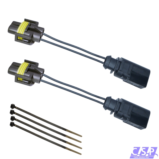 Adapter Nebelscheinwerfer Stecker H7 auf H11 NSW passt zu Audi S-Line NSW Umbau