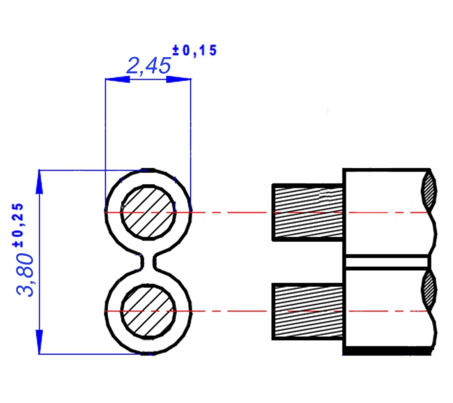 Fahrradkabel, Fahrradleitung, Lichtkabel robust 2x0,40² 2-Adrig Ring 10m