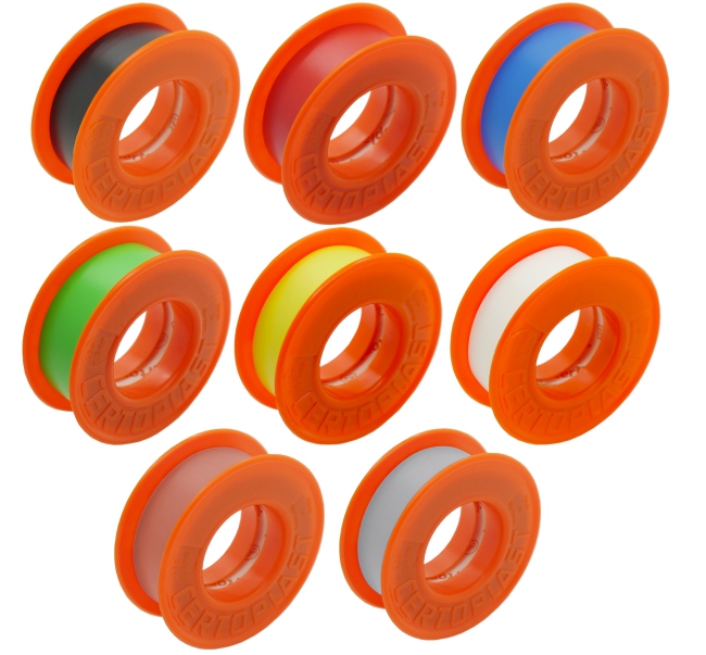 Isolierband 4,5mx15mm Set aus 8 Farben sw rt bl ge gn ws br gr Klebeband Tape PVC VDE Elektrik