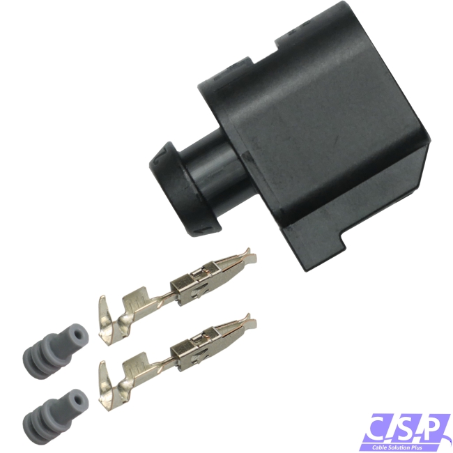 Reparatursatz 2-polig Stecker wie VW 8T0973702 ident. 6E0973702 Steckverbinder