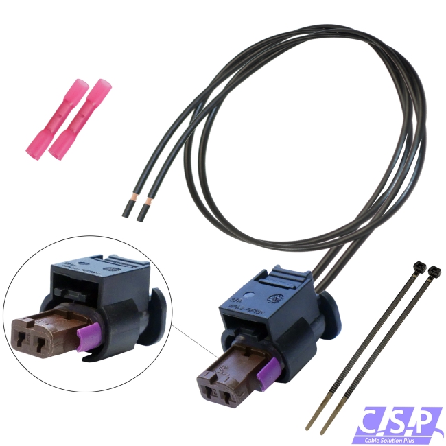 Reparatursatz Kabel Stecker 4H0973702 z.B. Hochdruckpumpe passt zu VW AUDI SEAT SKODA