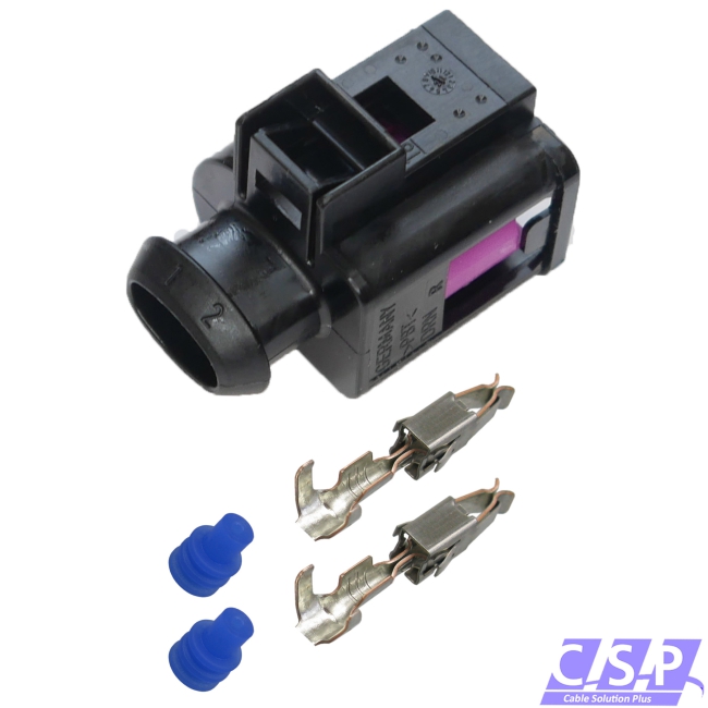 Reparatursatz Stecker 2-polig zu VW AUDI 4D0971992 4D0 971 992 Steckverbinder